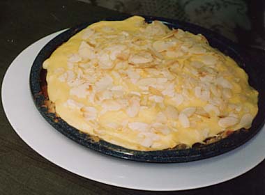 洋梨のタルトの写真