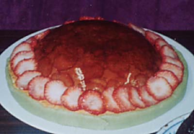 苺のババロアの写真