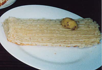 モンブラン風栗のプディングの写真