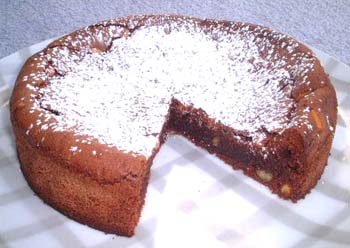 松の実ケ－キの写真