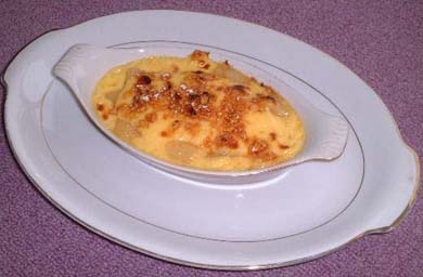 洋梨のグラタンの写真