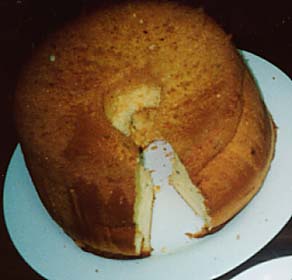 ミントのシフォンケ－キの写真