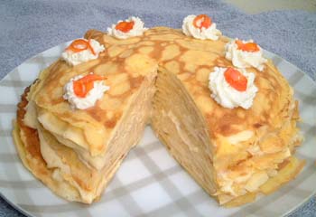 ミルクレープの写真