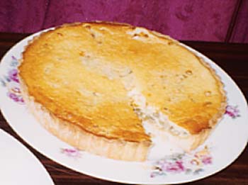 レンズ豆のココナッツタルトの写真