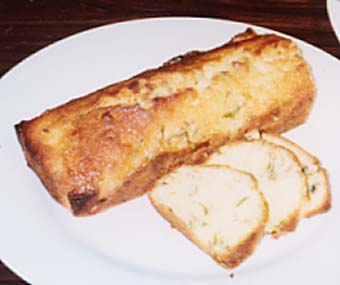 バジルのパウンドケーキの写真