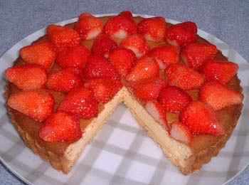 苺のクアルクトルテの写真