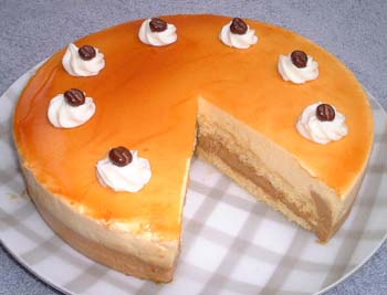 コーヒーとチョコレートのムースの写真