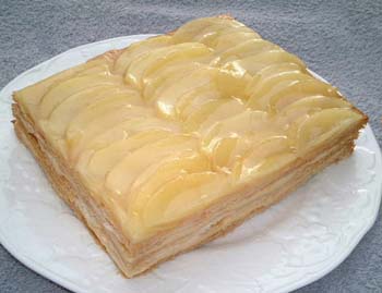 林檎のババロアクリームの写真