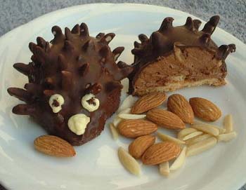 チョコレートの針ねずみの写真