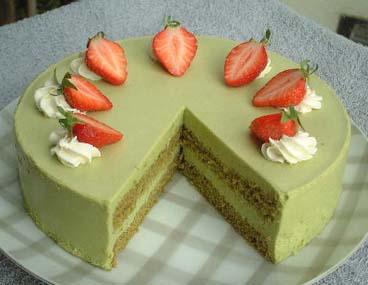 抹茶のムースの写真