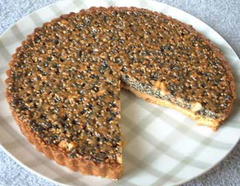 胡麻のタルトの写真