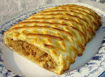 胡桃のシュトゥルーデルの写真