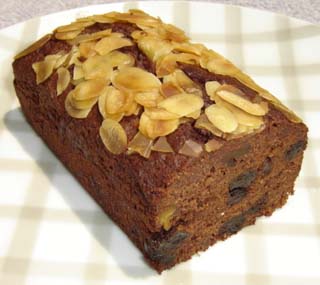 バラ風味チョコレートパウンドケーキの写真