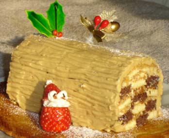 ダミエのブッシュ･ド･ノエルの写真