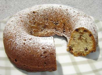 サワークリームケーキの写真