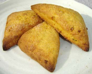 かぼちゃと生姜のスコーンの写真