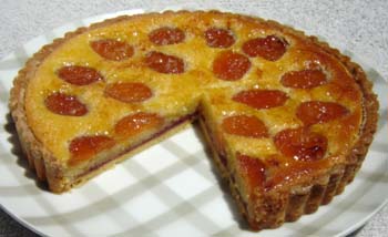 杏のタルトの写真