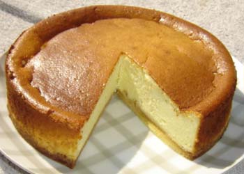 酒の花チーズケーキの写真