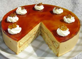 カラメルムースのシャルロットの写真