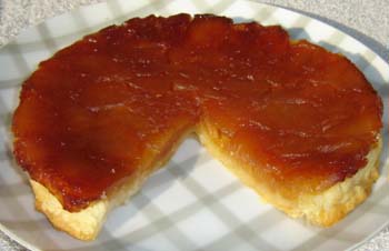 タルト・タタン風アップルパイの写真