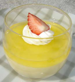 伊予柑のババロアの写真