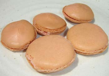 薔薇のマカロンの写真