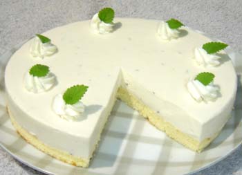 豆乳のチーズケーキの写真