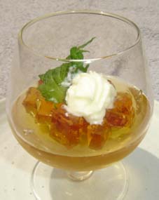 梅紫蘇ゼリーの写真