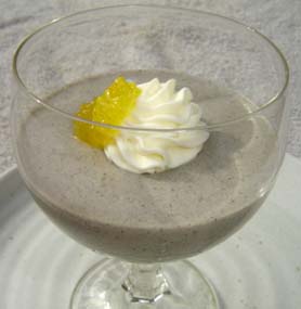 胡麻のババロアの写真