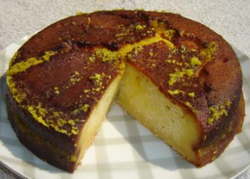 ヨーグルトレモンケーキの写真