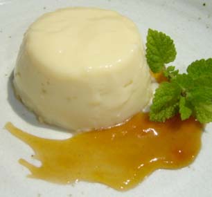 豆乳のプリンの写真