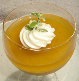 杏のババロアの写真