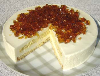 ホワイトチョコレートムースの写真