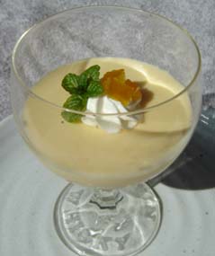 オレンジババロアの写真