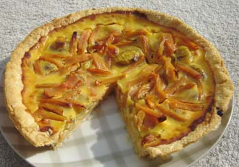 柿と栗のフランの写真