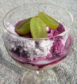 葡萄の冷製の写真