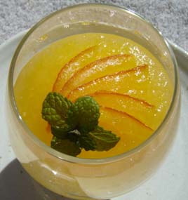 伊予柑の冷製の写真