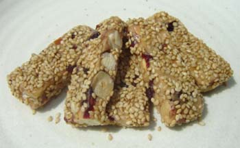 胡麻とナッツの恵みの写真