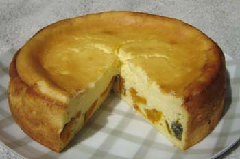カボチャのチーズケーキの写真