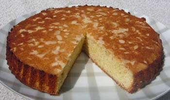 デンマークのアーモンドケーキの写真