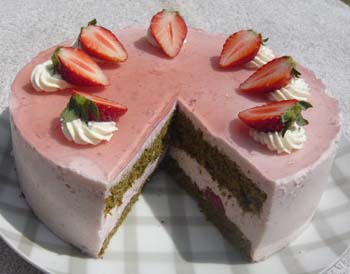 苺のムースの写真