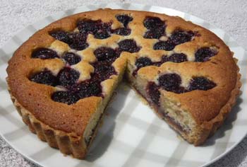 アメリカンチェリーのタルトの写真