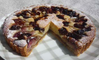 イチヂクのタルトの写真