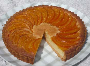 オレンジのタルトの写真