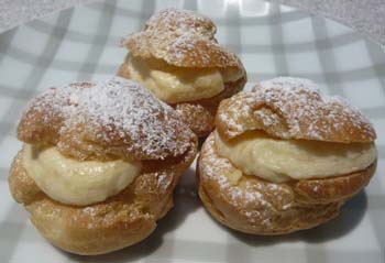 カラメルシュークリームの写真