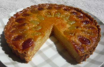 葡萄のタルトの写真