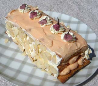 桜のミルフィーユの写真