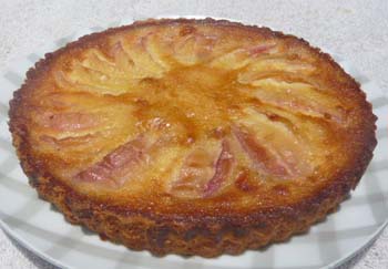 桃のクラフティの写真