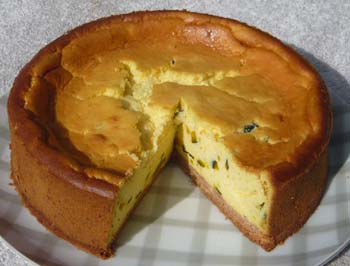 かぼちゃのチーズケーキの写真