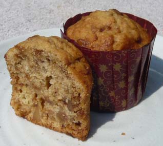 キャラメルバナナケーキの写真